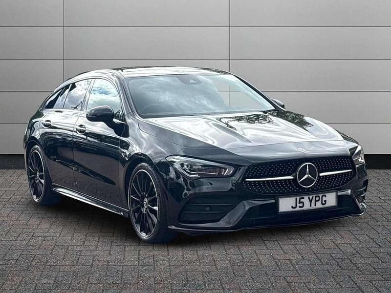 Black Used 2023 Mercedes CLA200 AMG Line Premium Plus Estate | £27,495 (Good price) - Image 1/4