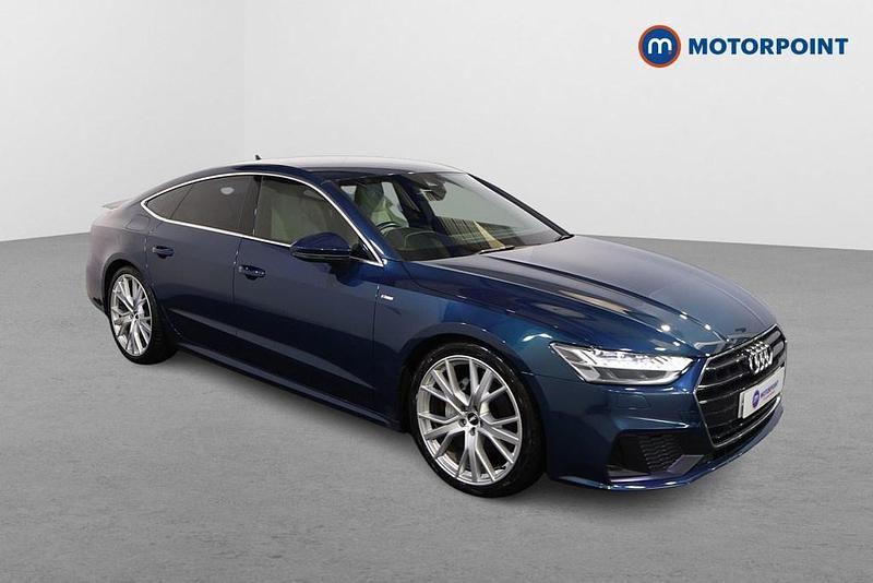 Used Audi A7 Exclusive 2020 Blue Hatchback