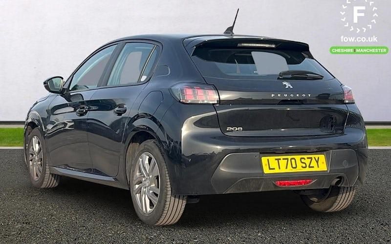 Używany Peugeot 208 Active 75 KM (55 kW) 2020 Czarny Hatchback