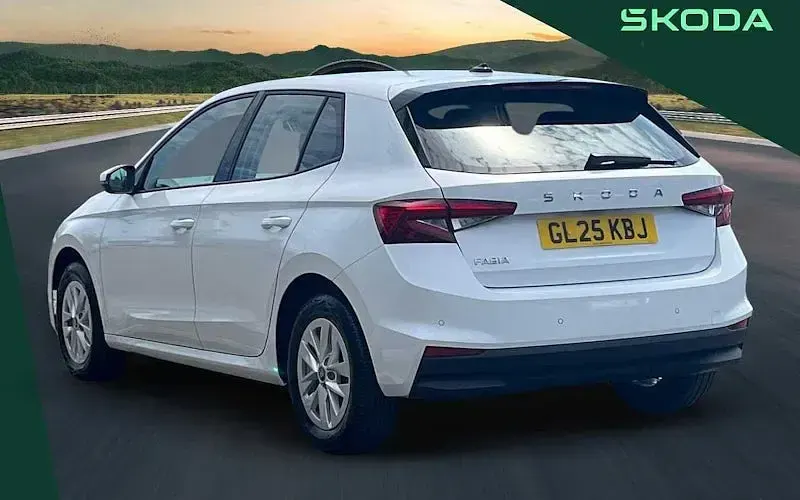 Used Skoda Fabia SE 95 HP (69 kW) 2025 Moon white Hatchback