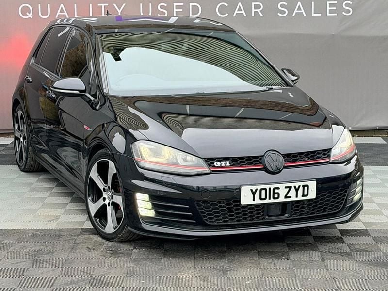 Used VW Golf VII GTI 2016 Black Hatchback