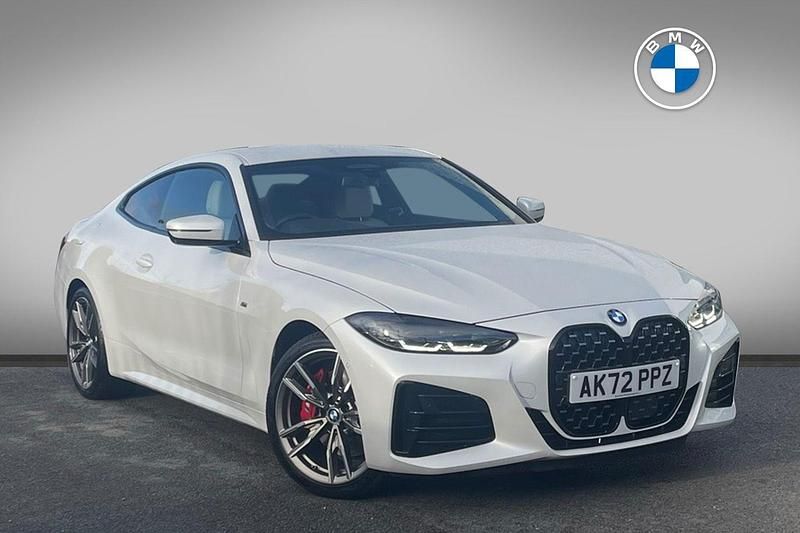 White Used 2022 BMW M440 M Sport Sedan | £37,480 (Fair price) - Image 1/4