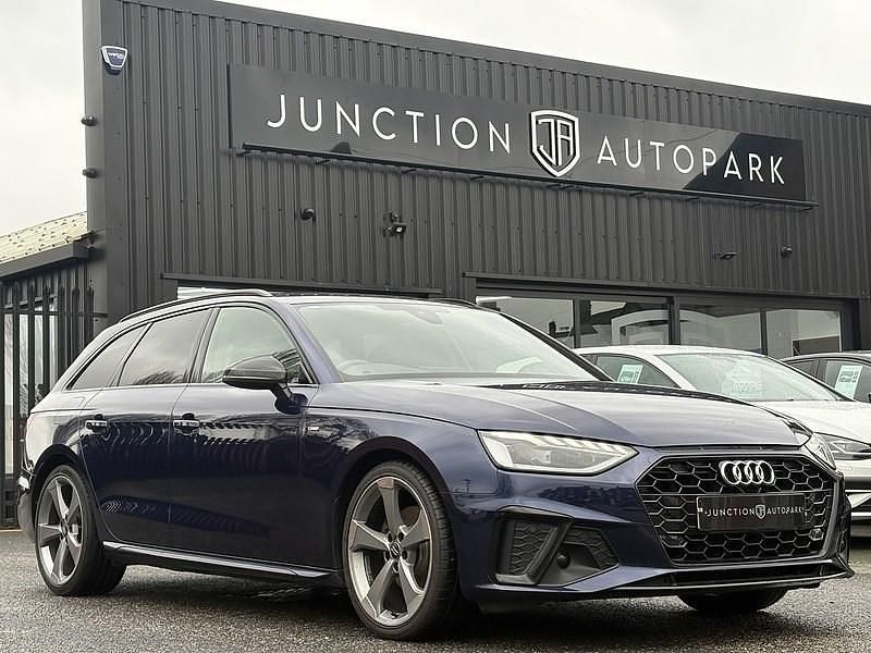 Used Audi A4 Black Edition 163 HP (119 kW) 2020 Blue Estate