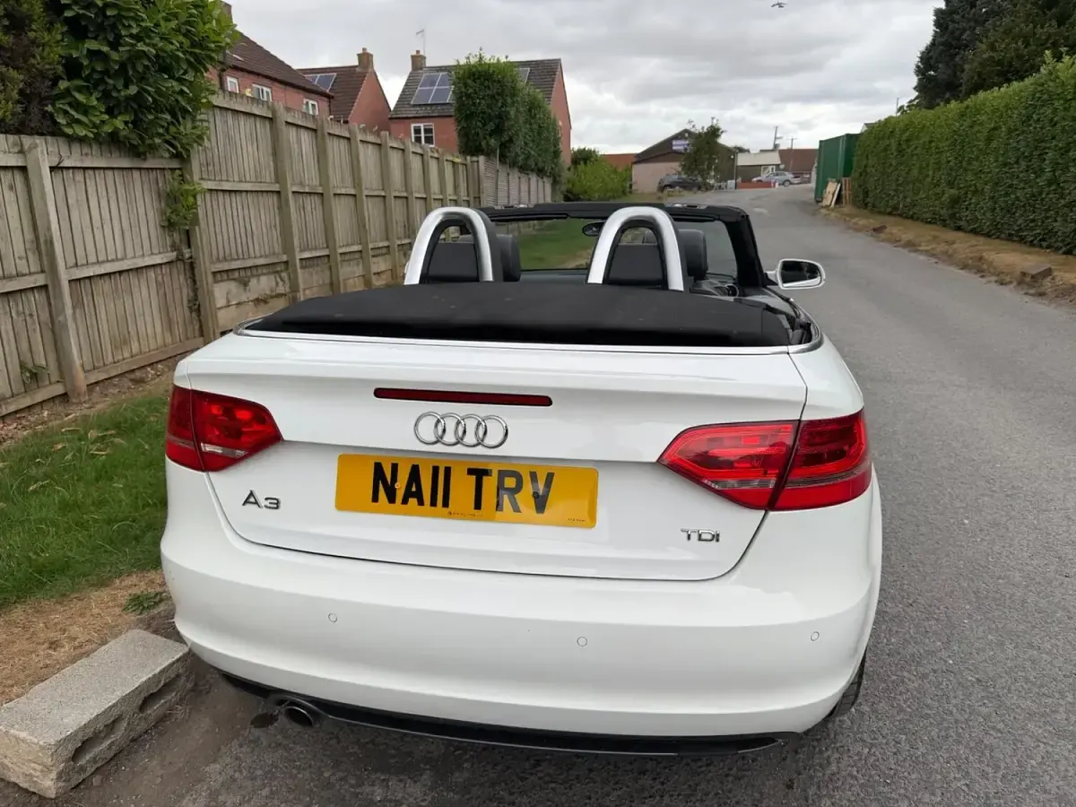 Used Audi A3 Cabriolet S-Line 140 HP (102 kW) 2011 White Cabriolet