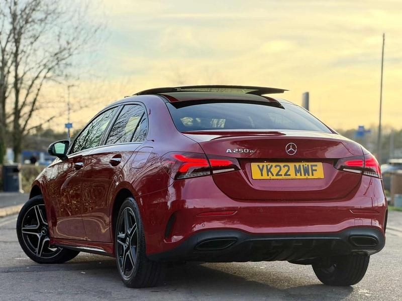 Used Mercedes A250 AMG line 2022 Red Sedan