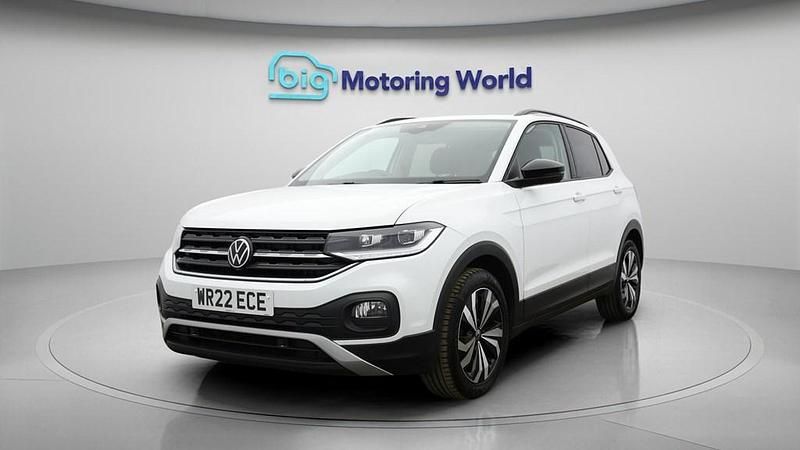 Used VW T-Cross Black Edition 110 HP (80 kW) 2022 White SUV