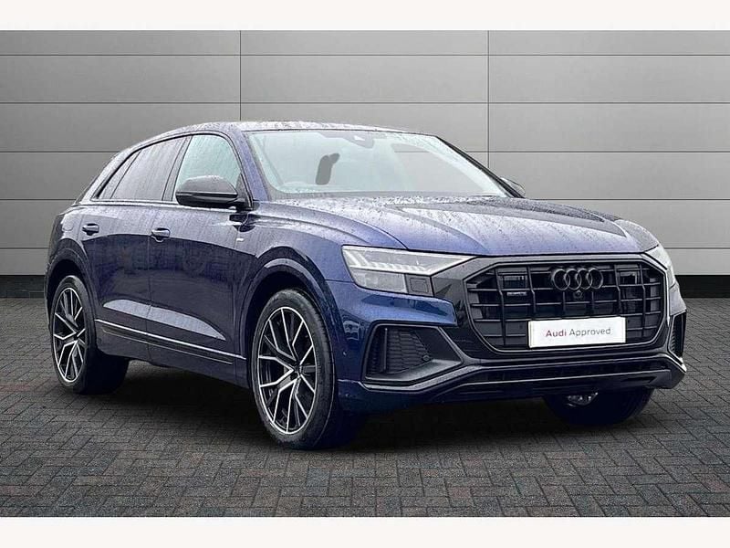 Blue Used 2023 Audi Q8 Advanced SUV | £59,750 (Fair price) - Image 1/4