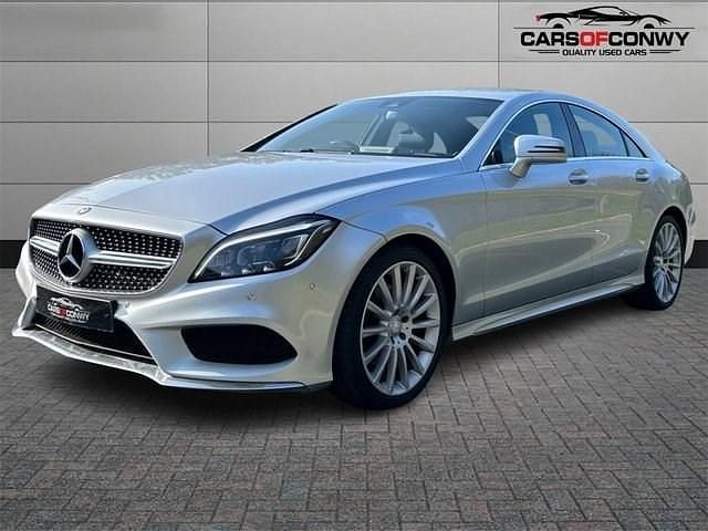 Used Mercedes CLS220 AMG line 177 HP (130 kW) 2015 Silver Coupe