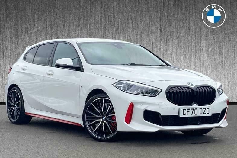 White Used 2021 BMW 128 M Sport Hatchback | £21,950 (Super price) - Image 1/4