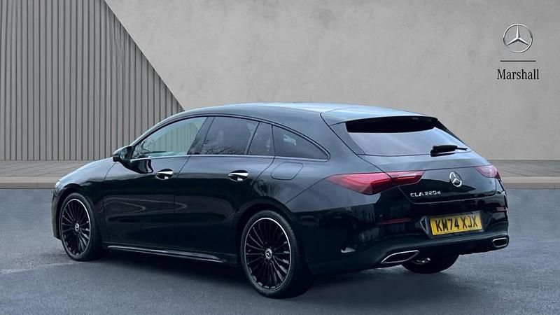 Used Mercedes CLA220 AMG Line Premium Plus 190 HP (139 kW) 2024 Cosmos black metallic Sedan