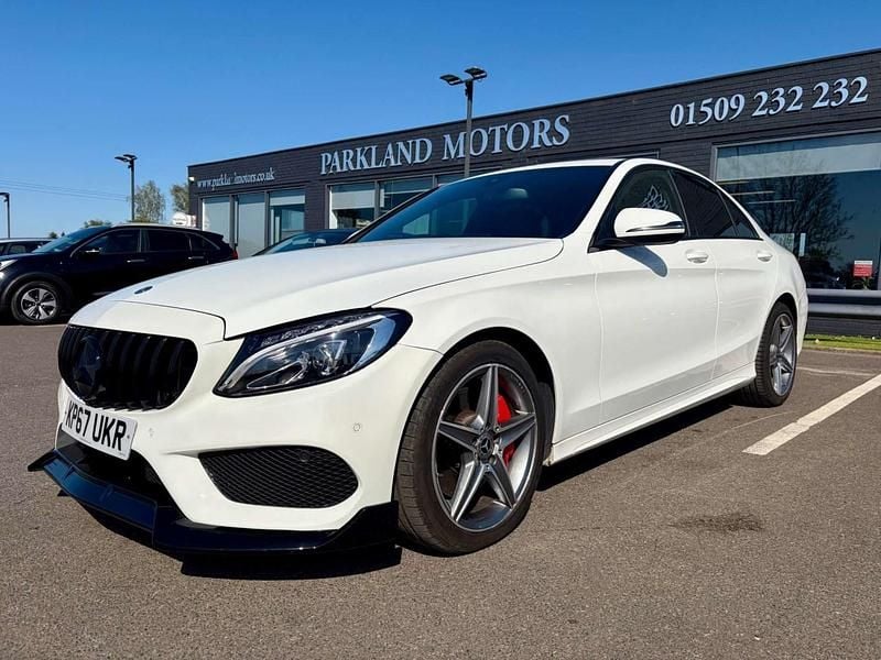 Used Mercedes C250 AMG line 2017 White Sedan
