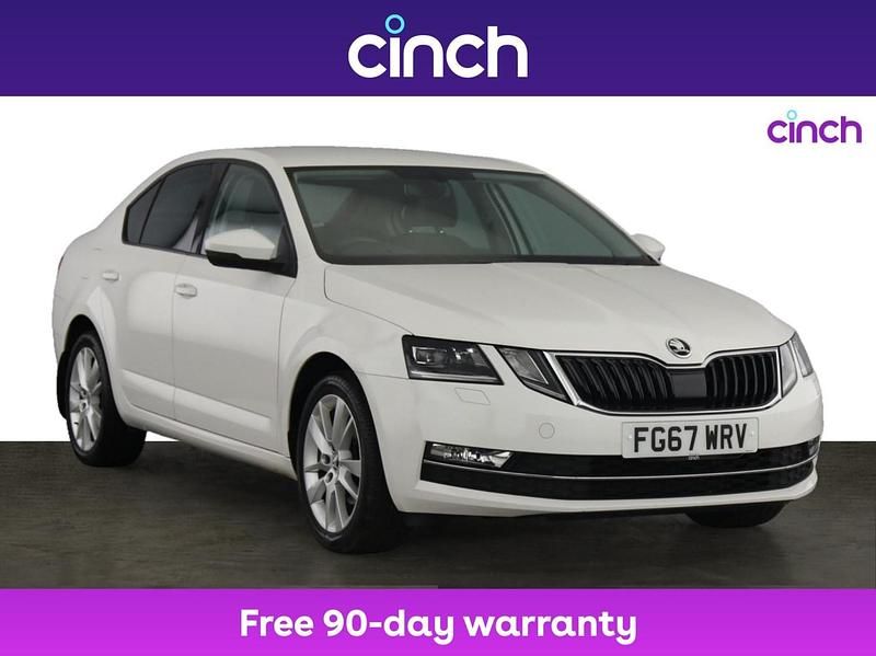 White Used 2017 Skoda Octavia SE L Hatchback | £10,249 (Fair price) - Image 1/3