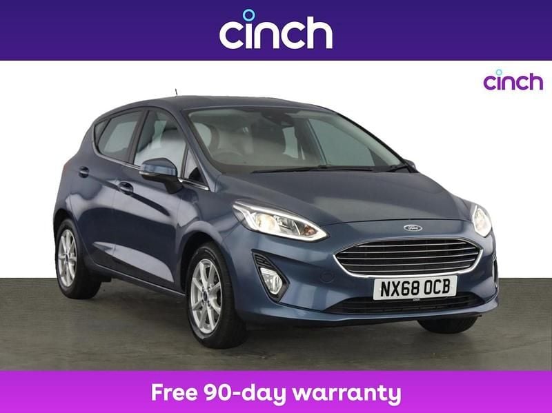 Blue Used 2018 Ford Fiesta Zetec Hatchback | £8,499 (Fair price) - Image 1/3