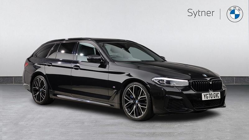 Black Used 2020 BMW 530 M Sport Estate | £33,500 (Expensive) - Image 1/4