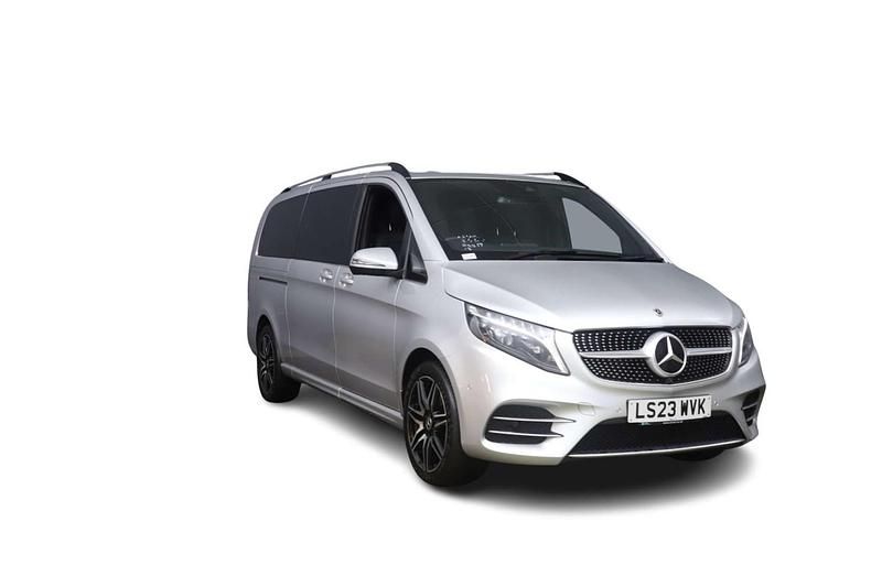 Used Mercedes V300 AMG line 2023 Silver MPV