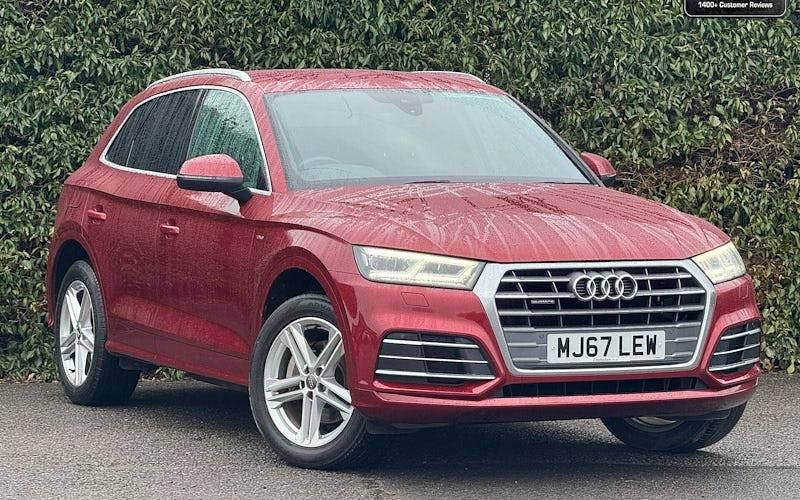 Used Audi Q5 S-Line 190 HP (139 kW) 2017 Red SUV