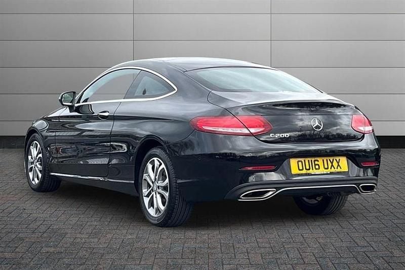 Used Mercedes C200 Premium Plus 184 HP (135 kW) 2016 Black Coupe