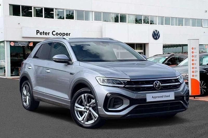 Silver Used 2022 VW T-Roc R-line SUV | £20,991 (Fair price) - Image 1/4