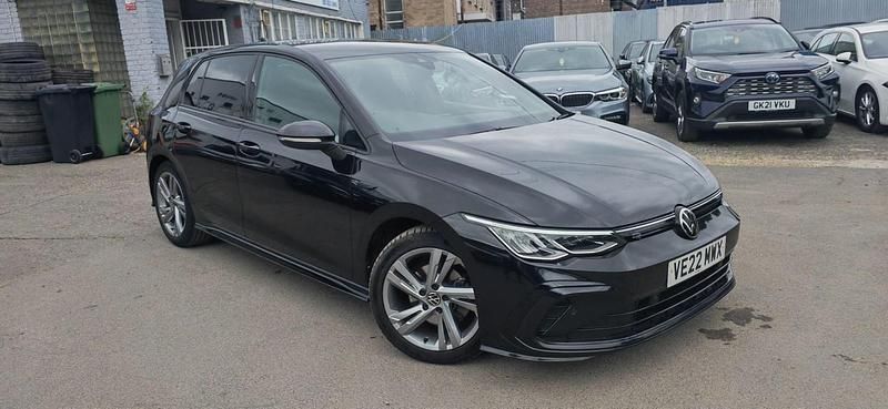 Black Used 2022 VW Golf VIII R-line Hatchback | £17,000 (A bit pricey) - Image 1/4