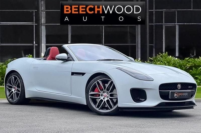 White Used 2017 Jaguar F-Type R-Dynamic Cabriolet | £32,990 (Fair price) - Image 1/1