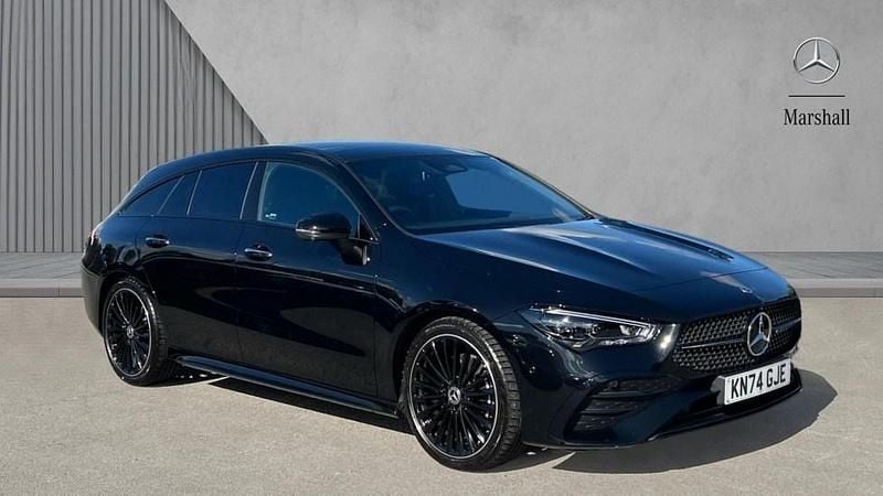 Black Used 2024 Mercedes CLA220 AMG Line Premium Plus Sedan | £32,480 (A bit pricey) - Image 1/4