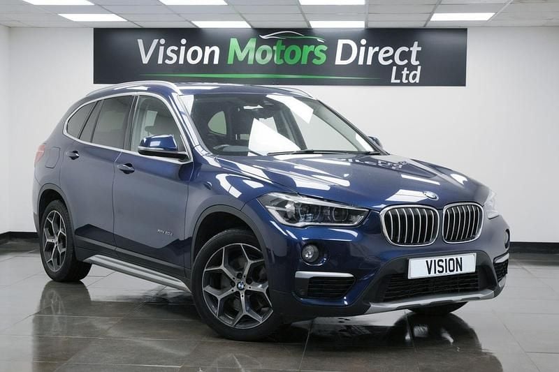Blue Used 2015 BMW X1 xLine SUV | £12,840 (Fair price) - Image 1/3