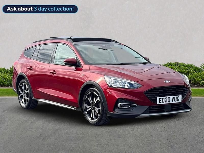 Red Used 2020 Ford Focus Active X Estate | £12,367 (Good price) - Image 1/4
