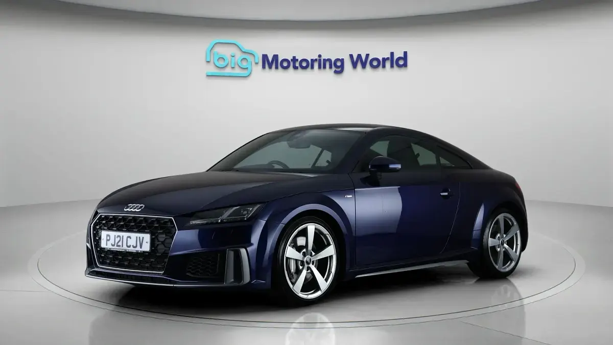 Used Audi TT S-Line 245 HP (180 kW) 2021 Blue Coupe