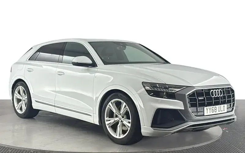Begagnad Audi Q8 S-Line 286 HK (210 kW) 2018 Vit SUV