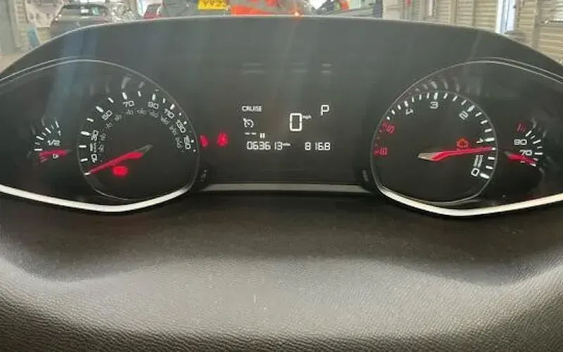 Used Peugeot 308 GT-line 131 HP (96 kW) 2018 Black Hatchback