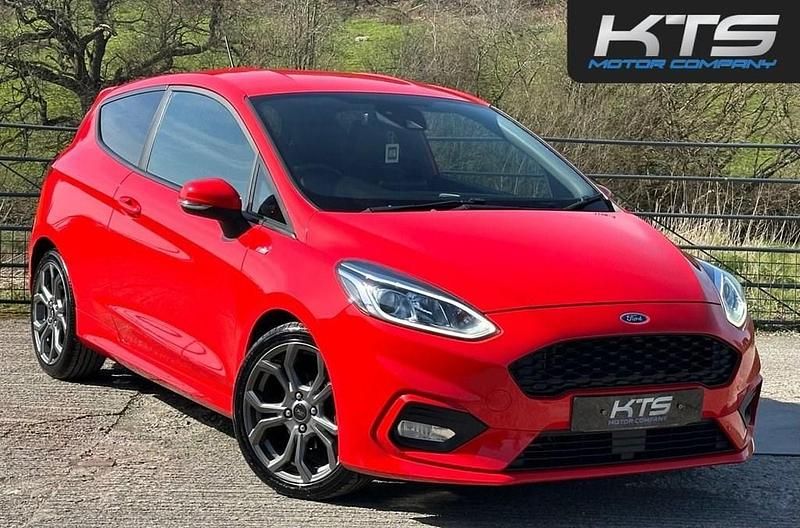 Used Ford Fiesta ST-Line X 120 HP (88 kW) 2018 Red Hatchback