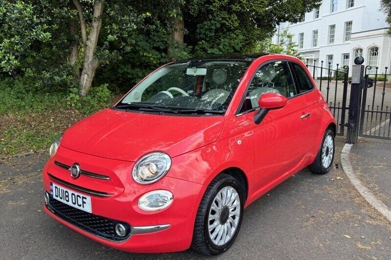 Pink Used 2018 Fiat 500 Lounge Hatchback | £7,500 (Fair price) - Image 1/1
