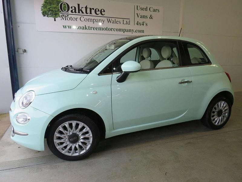 Used Fiat 500 Lounge 69 HP (50 kW) 2017 Green Hatchback