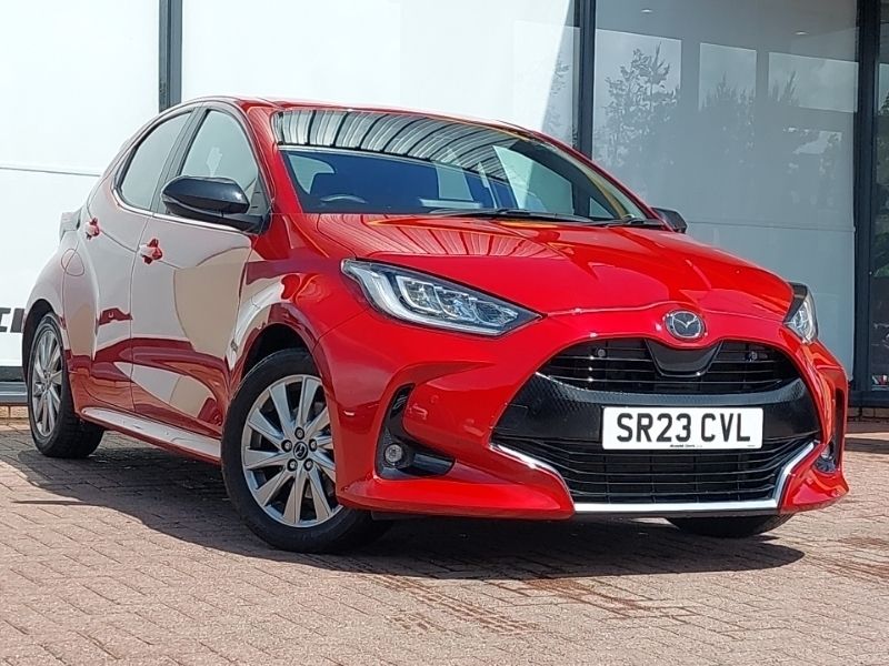Red Used 2023 Mazda 2 Hatchback | £17,798 (Fair price) - Image 1/4