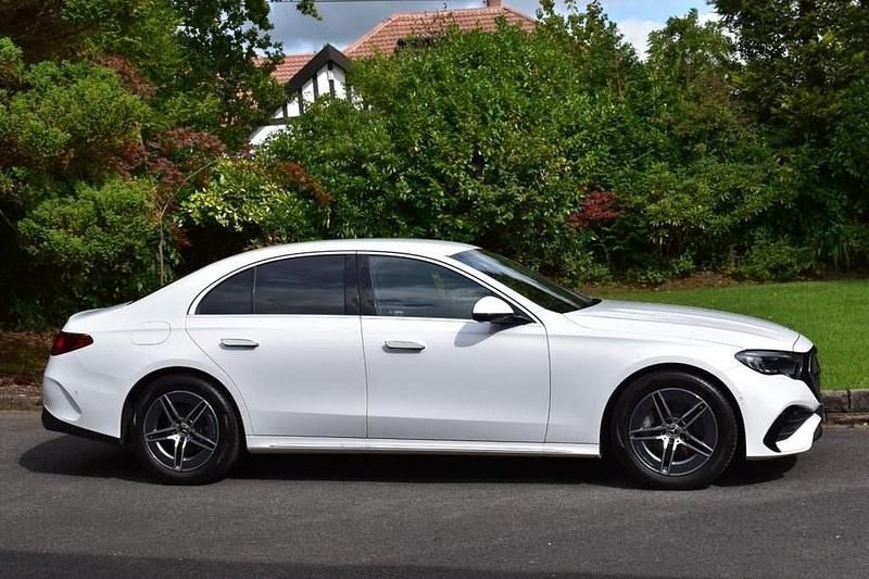 Used Mercedes E200 AMG line 2025 White Sedan