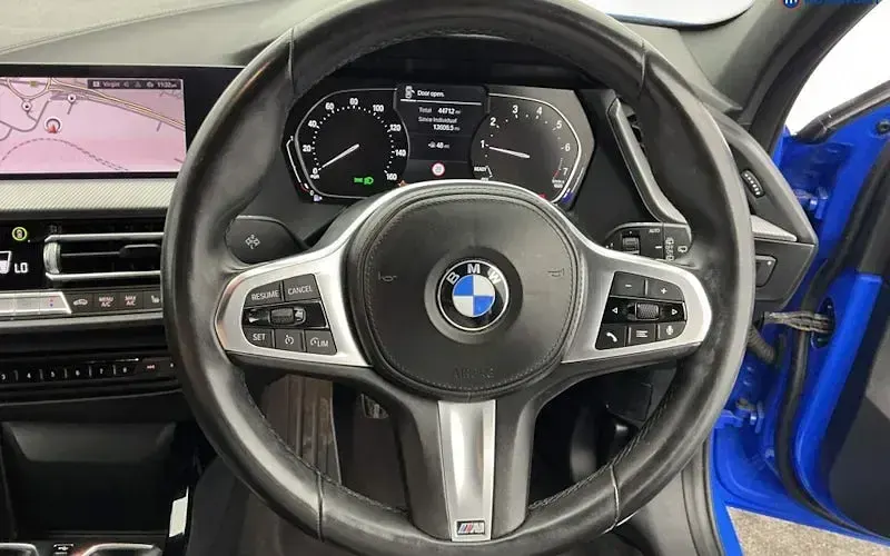 Used BMW 118 M Sport 140 HP (102 kW) 2021 Blue Hatchback