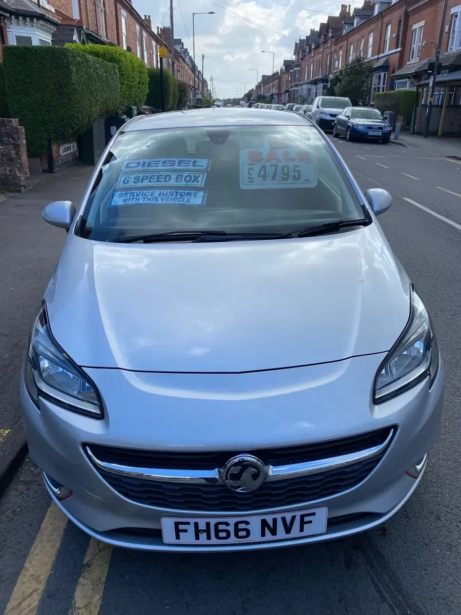 Used Vauxhall Corsa Sportive 95 HP (69 kW) 2016 Silver Van