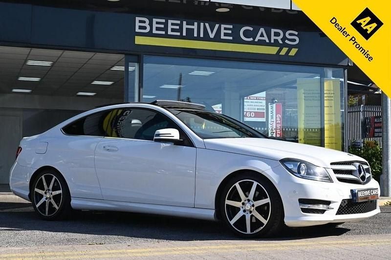 White Used 2015 Mercedes C220 Sport Edition Coupe | £7,850 (Super price) - Image 1/4