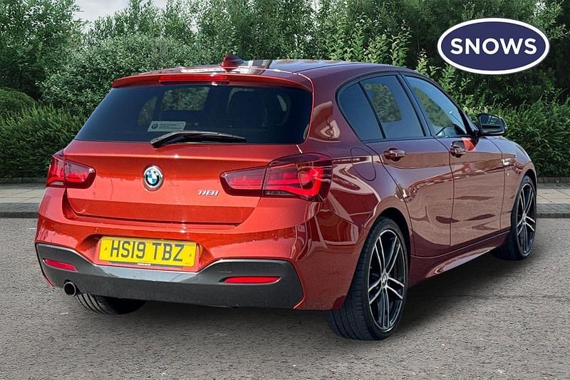 Used BMW 118 M Sport 136 HP (100 kW) 2019 Orange Hatchback