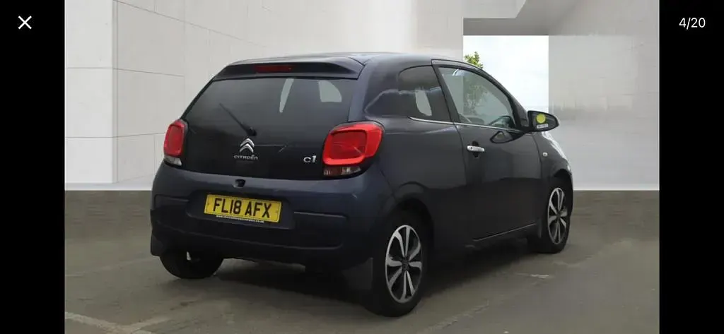 Used Citroën C1 Flair 82 HP (60 kW) 2018 Blue Hatchback