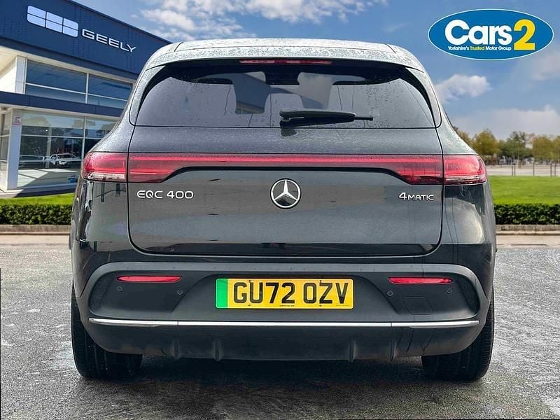 Used Mercedes EQC400 AMG line 300 kW (408 HP) 2022 Black SUV
