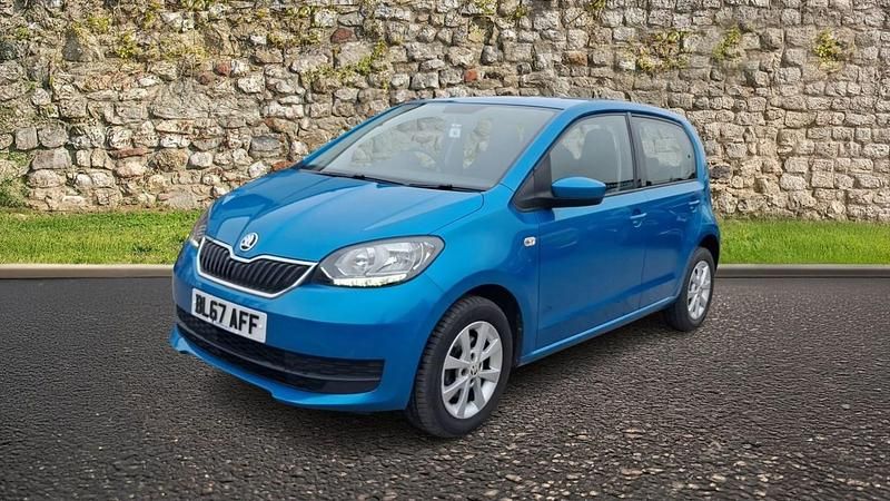 Used Skoda Citigo SE 60 HP (44 kW) 2017 Blue Hatchback