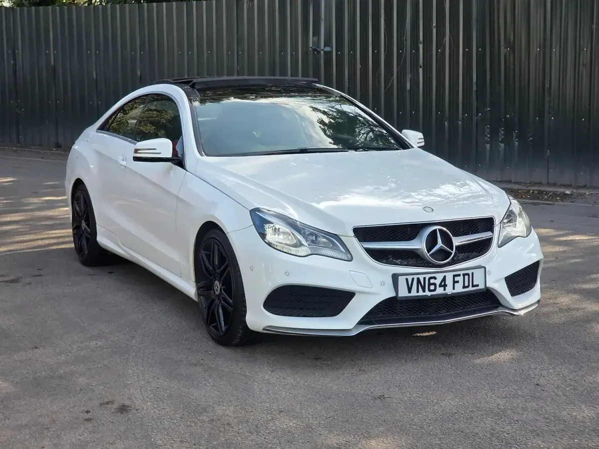 Used Mercedes E220 AMG 2014 White Coupe