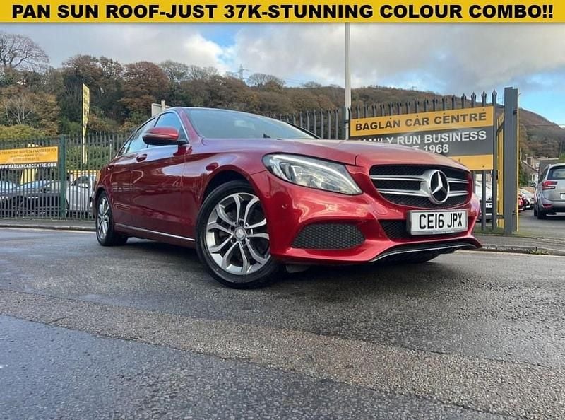 Red Used 2016 Mercedes C220 Sedan | £14,995 (Fair price) - Image 1/4