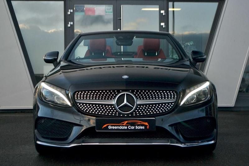 Used Mercedes C250 AMG line 2016 Black Cabriolet
