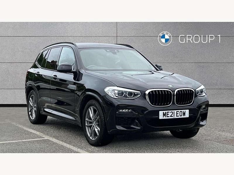 Black Used 2021 BMW X3 M Sport SUV | £29,495 (Fair price) - Image 1/4