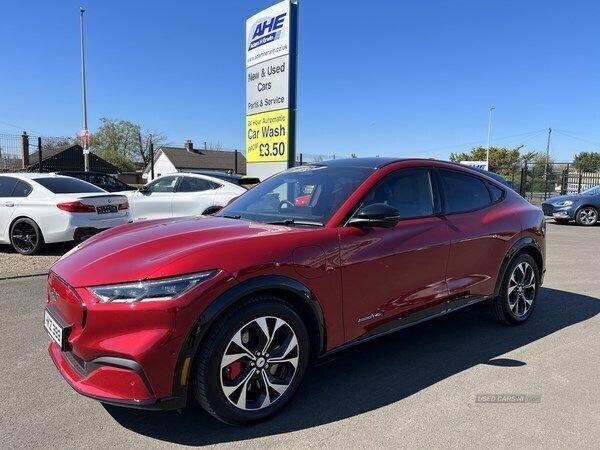 Red Used 2021 Ford Mustang Mach-E Extended Range SUV | £24,995 (Fair price) - Image 1/4