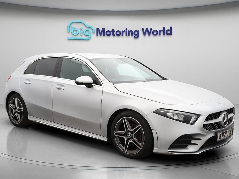 Silver Used 2021 Mercedes A200 AMG line Hatchback | £15,500 (Fair price) - Image 1/4