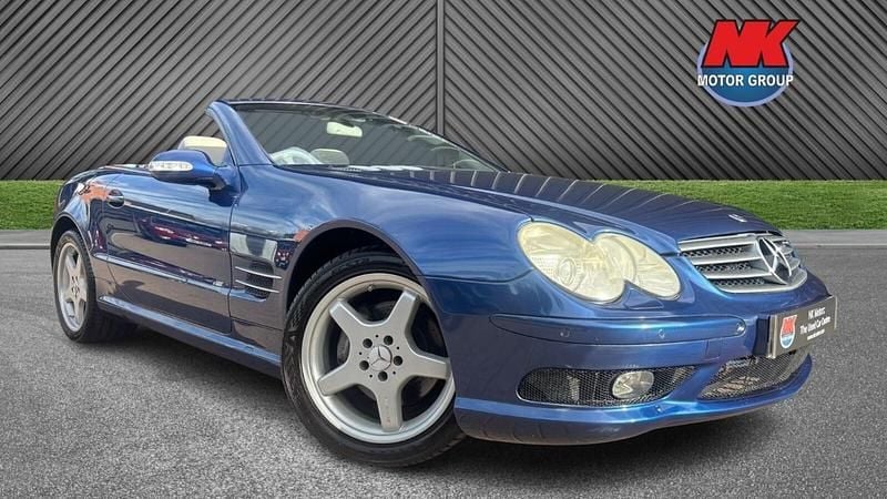 Blue Used 2002 Mercedes SL500 Cabriolet | £9,999 (Expensive) - Image 1/4