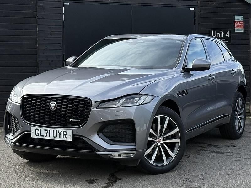 Grey Used 2022 Jaguar F-Pace R-Dynamic SUV | £31,490 (Good price) - Image 1/4